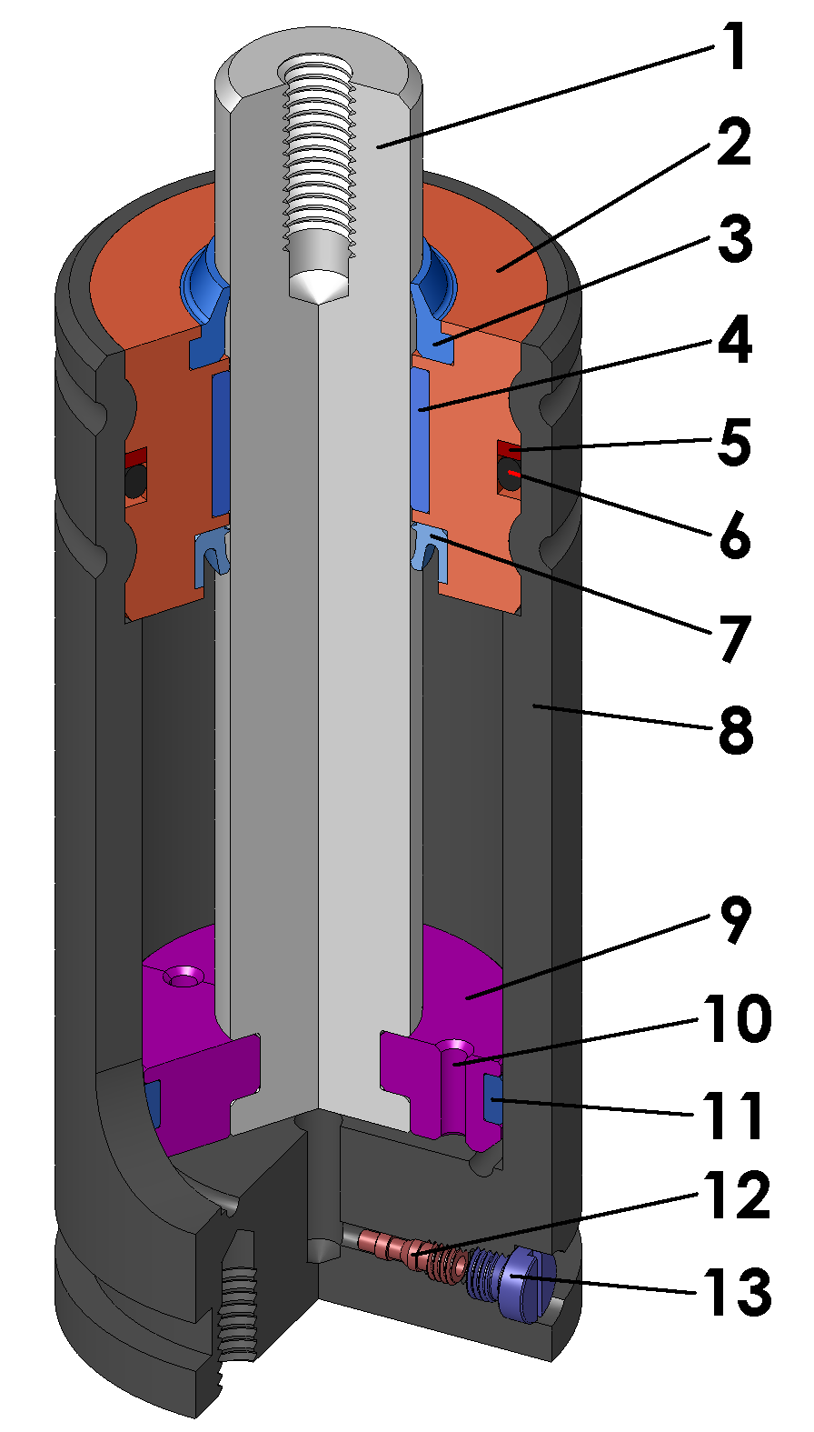 cau tao Gas spring