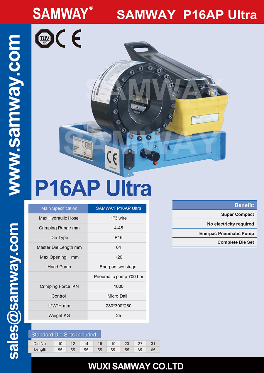 Samway crimp machine P16AP